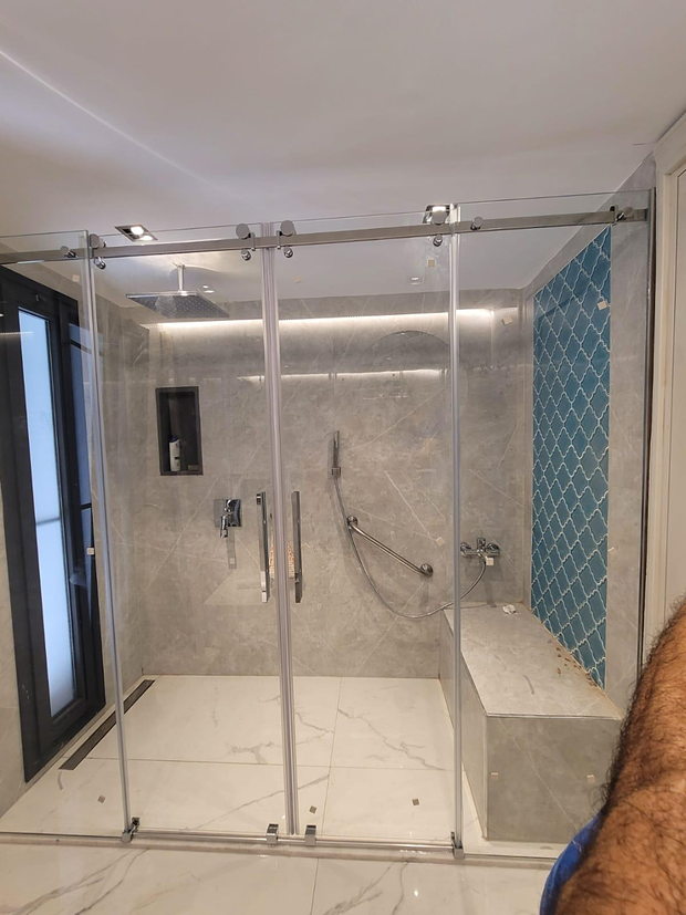 YILDIZ DUŞ tamamlanan iş 1 — duşakabin, cam balkon ve doğrama montajı